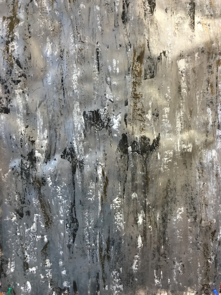 Acrylic, abstract, Spachteltechnik, DIN A2 (Feb. 2016)
